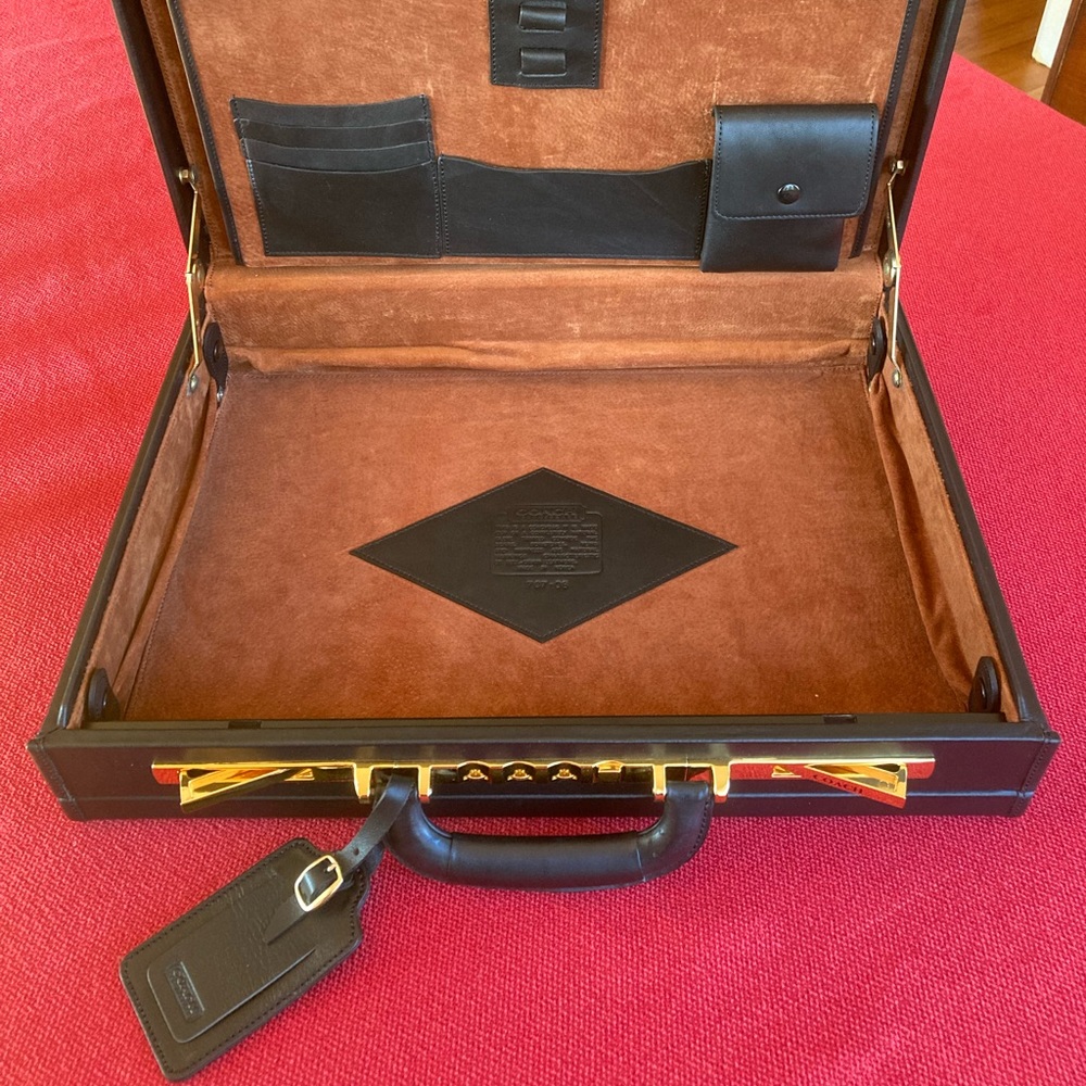 Coach rigid briefcase—mint condition! - Picture 5 of 7